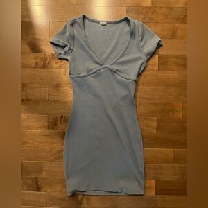 garage blue dress